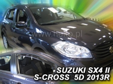 Owiewki szyby bocznej Suzuki SX4 II S-Cross 5D 08/2013  drzwi przednie