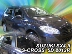 Owiewki szyby bocznej Suzuki SX4 II S-Cross 5D 08/2013  drzwi przednie+tylne