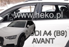 Owiewki Audi A4 (B9) Allroad 4D, (Avant/Allroad)  2016->przód+tył
