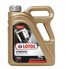LOTOS SYNTETIC PLUS 5W40 4L ZLOTY SN/CF ACEA: A3/B4 THERMAL CONTROL