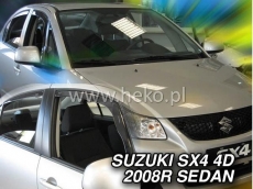 Owiewki szyby bocznej Suzuki SX4 4D Sedan  2008->  drzwi przednie+tylne