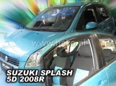 Owiewki szyby bocznej Suzuki Splash 5D 2008->  drzwi przednie+tylne
