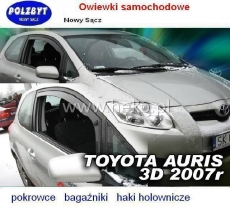 Owiewki szyby bocznej Toyota Auris 3D od 2007r
