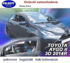 Owiewki szyby bocznej Toyota Aygo II 3D 2014->